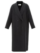 The Row - Fleur Double-breasted Wool Coat - Womens - Grey
