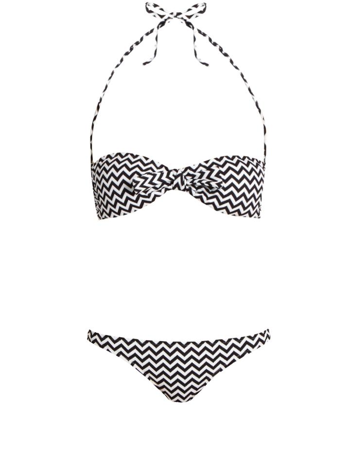 Melissa Odabash Aruba Chevron-jacquard Bikini