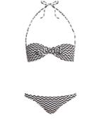 Melissa Odabash Aruba Chevron-jacquard Bikini