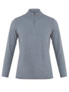 Faherty Half-zip Cotton-blend Top