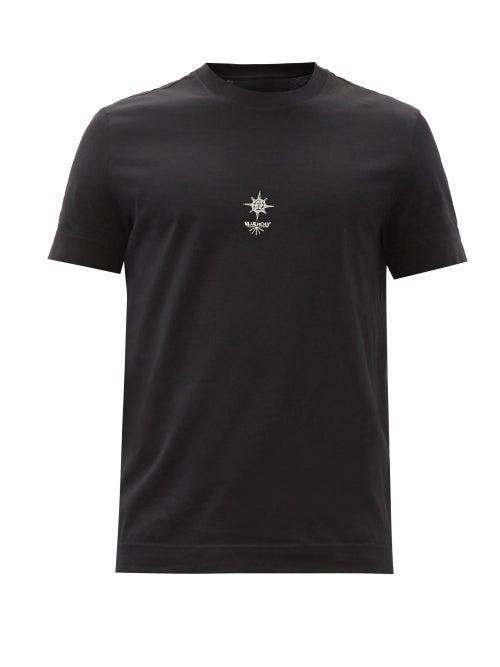 Matchesfashion.com Givenchy - Chain-cross Print Cotton-jersey T-shirt - Mens - Black