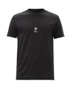 Matchesfashion.com Givenchy - Chain-cross Print Cotton-jersey T-shirt - Mens - Black