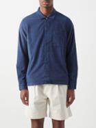 Folk - Checked Cotton-needlecord Shirt - Mens - Blue Multi