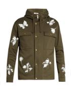 Valentino Mariposa Cotton Hooded Jacket