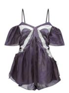 Isabel Marant - Brandi Panelled Satin Playsuit - Womens - Bkmd
