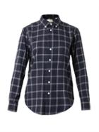 Band Of Outsiders Check-print Cotton Shirt
