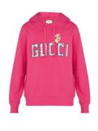Gucci Logo-embroidered Hooded Sweatshirt