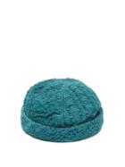Matchesfashion.com By Walid - Emperor French Crochet Cotton Hat - Womens - Blue