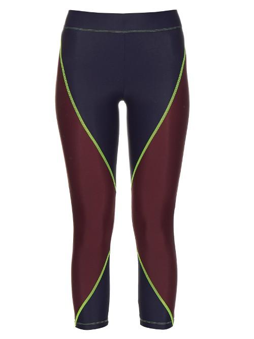 Laain Block-colour Cropped Performance Leggings