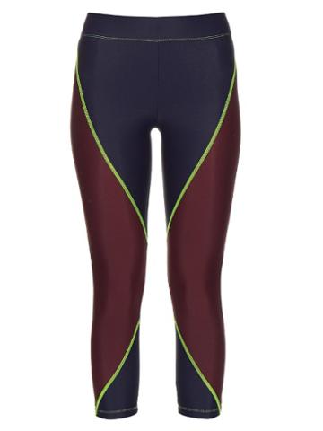 Laain Block-colour Cropped Performance Leggings