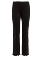 Matchesfashion.com The Row - Thilde Mid Rise Slit Cuff Trousers - Womens - Black