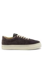 Stepney Workers Club - Dellow Feline-flocked Velvet Trainers - Mens - Black Multi