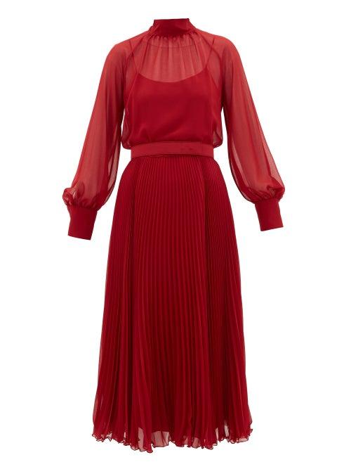 Matchesfashion.com Max Mara - Maliza Dress - Womens - Red
