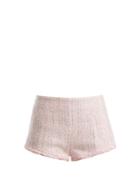 Alessandra Rich High-rise Tweed Shorts