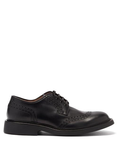 Matchesfashion.com Bottega Veneta - Tokyo Leather Brogues - Mens - Black
