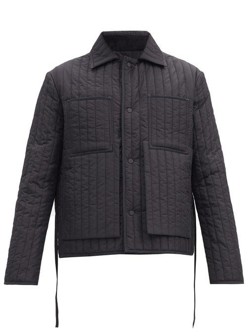 Matchesfashion.com Craig Green - Single-breasted Quited Shell Jacket - Mens - Black