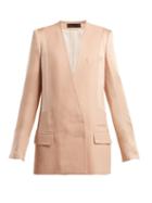Matchesfashion.com Haider Ackermann - Kuiper Double Breasted Jacket - Womens - Light Pink
