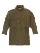 Nlst Oversized Cotton-blend Military Jacket