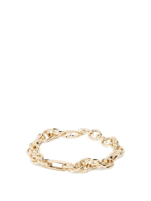 Matchesfashion.com Lauren Rubinski - Spiral-chain 14kt-gold Bracelet - Womens - Yellow Gold