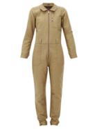 Matchesfashion.com Lafont - Funtaine Cotton Canvas Jumpsuit - Womens - Beige