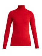 Matchesfashion.com Joostricot - Roll Neck Cotton Blend Sweater - Womens - Red