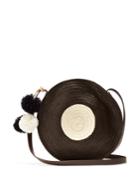 Sophie Anderson Lella Circle Straw Cross-body Bag