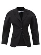 Acne Studios - Jasmina Curve-sleeve Suit Jacket - Womens - Black