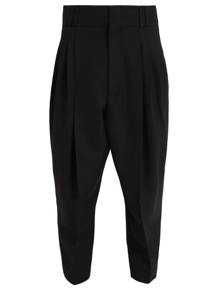 Haider Ackermann Pleated Wool-crepe Trousers