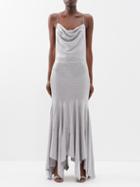 Alexandre Vauthier - Open-back Crystal-embellished Gown - Womens - Silver
