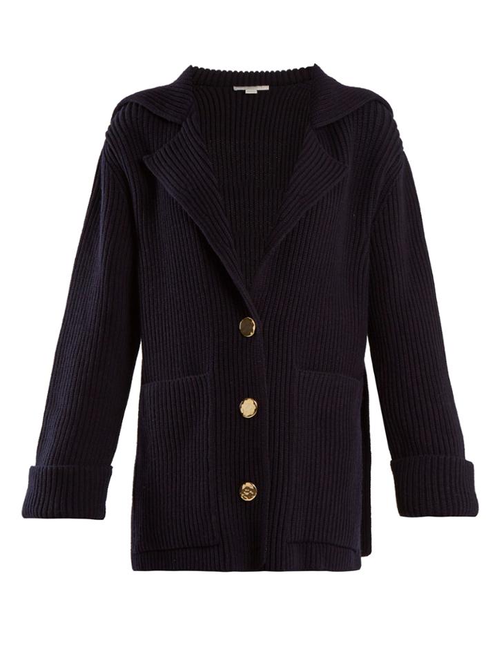 Stella Mccartney Patch-pocket Wool Cardigan