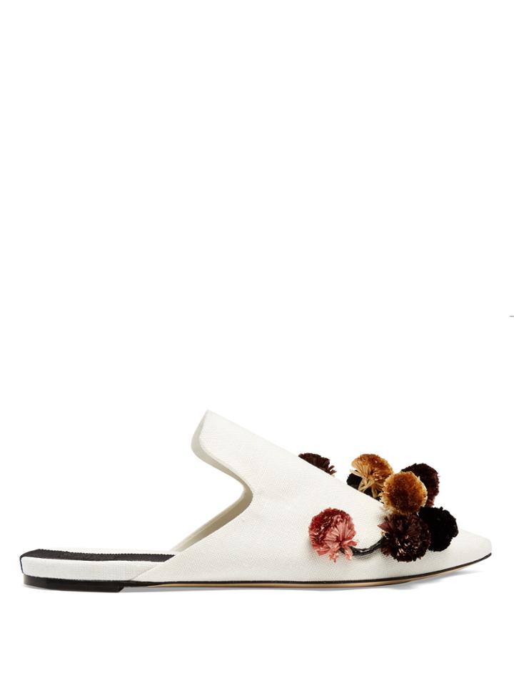 Sanayi 313 Garofano Pompom Slipper Shoes