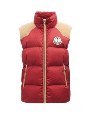 8 Moncler Palm Angels - Kamakou Down Gilet - Mens - Red