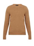 A.p.c. Wind Crew-neck Wool And Cashmere-blend Sweater