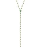 Matchesfashion.com Shay - Emerald & 18kt Gold Illusion Drop Necklace - Womens - Green Gold