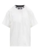 Matchesfashion.com Acne Studios - Eternal Face-logo Crew-neck T-shirt - Mens - White