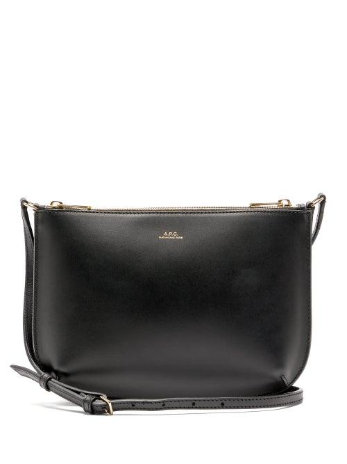 Matchesfashion.com A.p.c. - Sarah Leather Cross Body Bag - Womens - Black