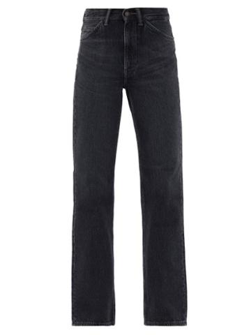 Matchesfashion.com Acne Studios - 1977 High-rise Bootcut Jeans - Womens - Black