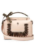 Fendi Dotcom Ribbon-whipstitch Leather Bag