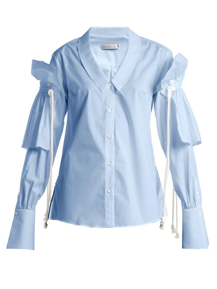 Palmer/harding Removable-ruffle Long-sleeved Shirt