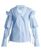 Palmer/harding Removable-ruffle Long-sleeved Shirt