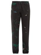 Matchesfashion.com Cottweiler - Cruise Abstract Print Technical Trousers - Mens - Black Green