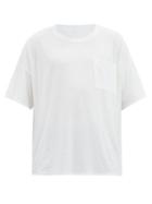Matchesfashion.com Lahgo - Cool Oversized Cotton-blend Jersey T-shirt - Mens - White