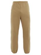 Matchesfashion.com Balenciaga - Logo Print Cotton Track Pants - Mens - Cream