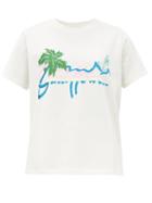 Matchesfashion.com Gucci - Hawaii-print Cotton-jersey T-shirt - Womens - White Print
