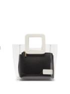 Staud Shirley Mini Pvc And Leather Tote