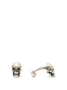 Matchesfashion.com Paul Smith - Skull Cufflinks - Mens - Silver