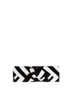 Matchesfashion.com Fendi - Logo Intarsia Knit Headband - Womens - Black