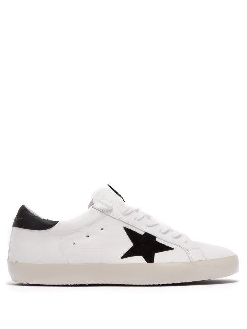 Matchesfashion.com Golden Goose - Super Star Low Top Leather Trainers - Mens - White Black
