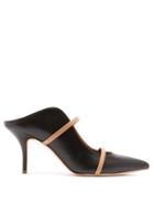 Ladies Shoes Malone Souliers - Maureen Leather Mules - Womens - Black Nude