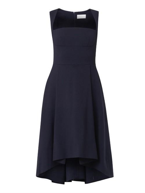 Osman Square-neck Pleated Dress